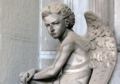 carved marble angel