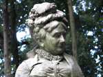 This wonderful marble sculpture of Julia Morison Bentley is suffering from weather and pollution.