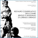 On May 15 2013we held a conference in Genoa, Italy to present our first restoration projects. The conference was organized by the City of Genoa and the U.S. Consular Agency in Genoa along with the American International Woman's Club in Genoa. It was very well received and widely covered in the Italian Media.